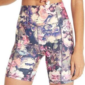 Jessica Simpson Womens Tummy Control Bermuda Short Tea Rose Bouquet XL